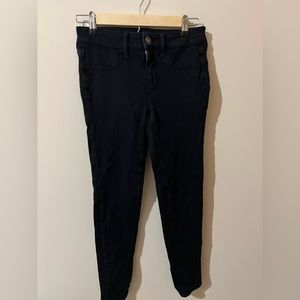 American eagle black jeggings